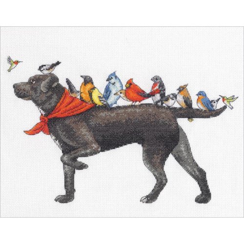 (image for) Bird Dog Counted Cross Stitch Kit